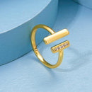 Anillo doble barra oro - additional image 2