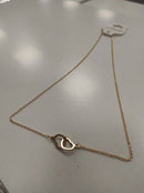 Collar de doble anillo de corazón oro - additional image 5