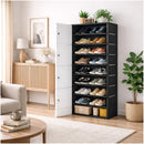 Zapatero de plástico de 8 niveles con puerta - additional image 4